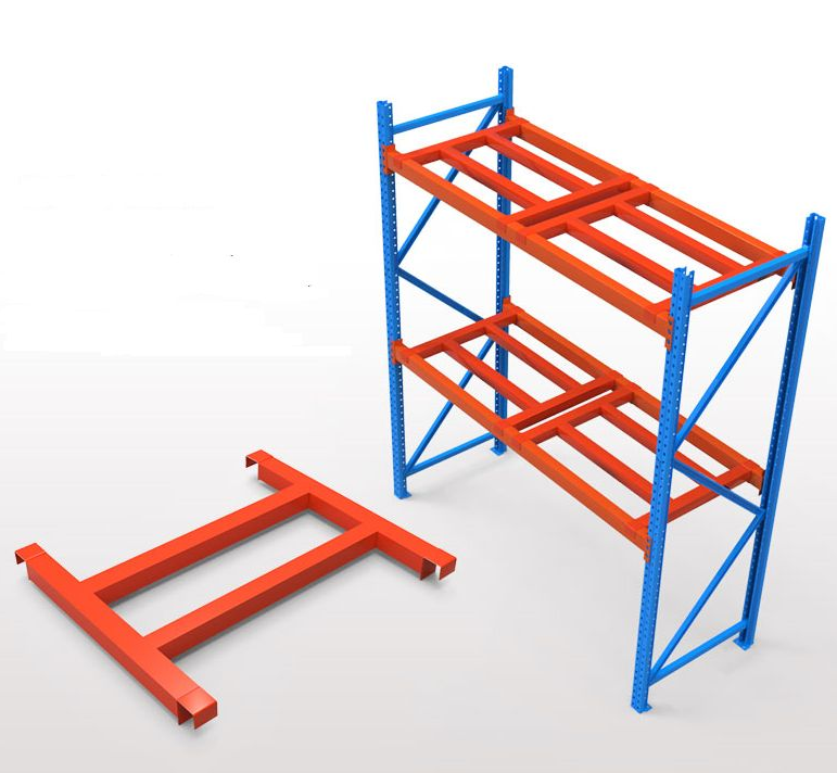高位橫梁貨架帶井字跨梁